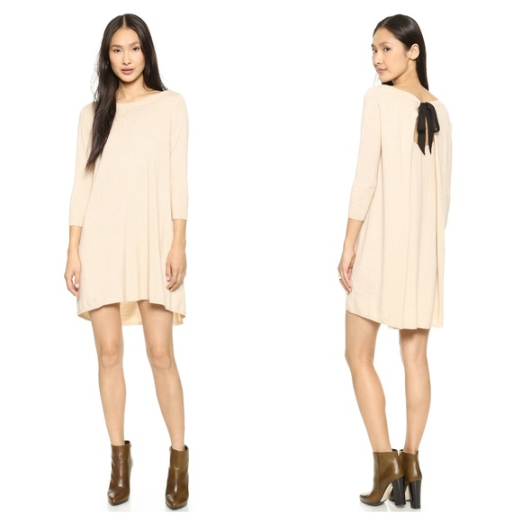 Club Monaco Dresses & Skirts - CLUB MONACO Flora Sweater Dress Nude {H31}